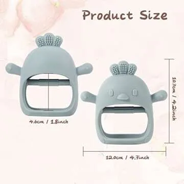 Baby Teething Toys, Teething Toys, Teethers for Babies 3-6 Months, Baby Chew Toys, BPA Free Teether ...