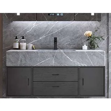 Kwa Heri 30 Pack Self-Stick Cabinet Handles Black