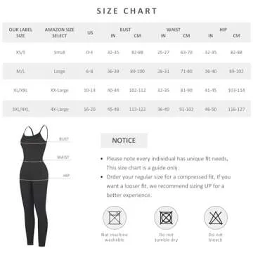 FeelinGirl Ribbed Tummy Control Jumpsuits for Women
