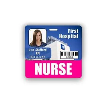 Nurse Badge Buddy with Conversion Charts - Pink