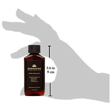 Darshana Natural Indian Hair Oil with Ayurvedic Botanicals (2 fl oz.)