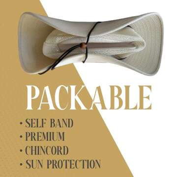 Henschel Aussie Mesh Breezer Hat - Packable Sun Protection for Outdoor Activities. Ideal for Hiking, Fishing & Camping. (US, Alpha, Small, Natural)