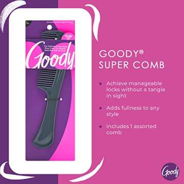 Goody Super Comb for Effortless Detangling and Styling