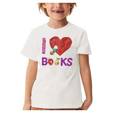Book Shirts for Boys Girls Kids Toddler Reading T Shirts Short Sleeve Cute Children's Books Tee Funn...