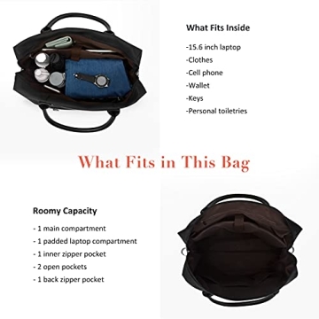 ECOSUSI Duffle Bag Weekender Bag