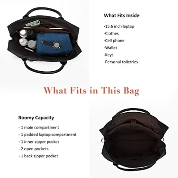 ECOSUSI Duffle Bag Weekender Bag