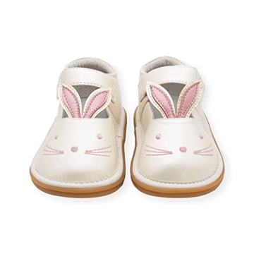 Wee Squeak Toddler Squeaky Bunny Shoes for Kids