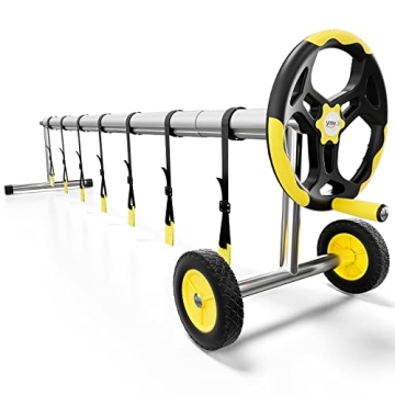 VINGLI Pool Cover Roller - Effortless Management for Inground Pools (21 Feet)