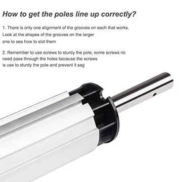 VINGLI Pool Cover Reel Set for Inground Swimming Pools