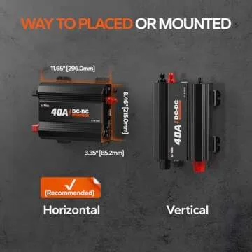 LiTime 12V 40A Smart Battery Charger - Efficient Power Management for RVs & Boats