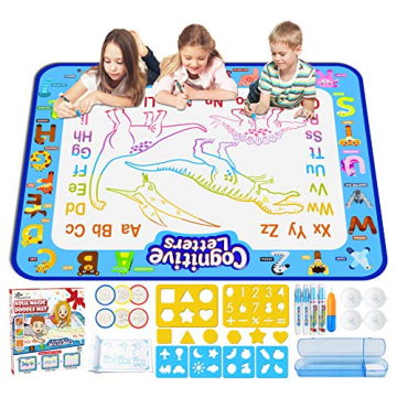 Jasonwell Aqua Water Doodle Mat Large Educational Toy for Kids