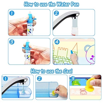 Jasonwell Aqua Water Doodle Mat Large Educational Toy for Kids