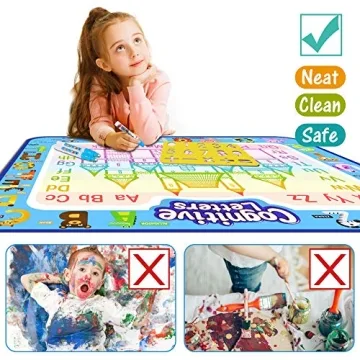 Jasonwell Aqua Water Doodle Mat Large Educational Toy for Kids