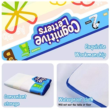 Jasonwell Aqua Water Doodle Mat Large Educational Toy for Kids