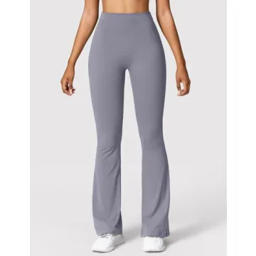 YEOREO Flare Leggings High Waist Scrunch Butt Lift