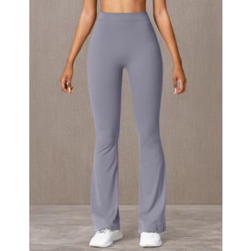 YEOREO Flare Leggings High Waist Scrunch Butt Lift