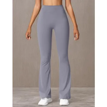 YEOREO Flare Leggings High Waist Scrunch Butt Lift