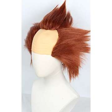 Linfairy Unisex Short Clown Wig for Halloween Costumes