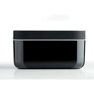 Lekue Ice Box Silicone Tray & Storage Box - Black