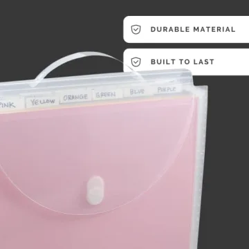 Advantus Accordion File Organizer with 12 Pockets