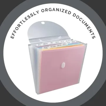 Advantus Accordion File Organizer with 12 Pockets