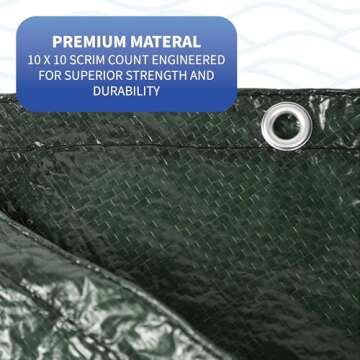 Blue Wave 12-Year Pool Winter Cover, Forest Green