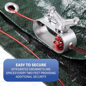 Blue Wave 12-Year Pool Winter Cover, Forest Green