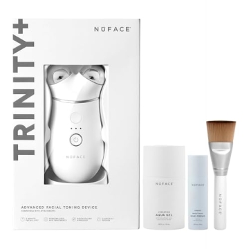 NuFACE TRINITY+ Microcurrent Facial Device Kit for Youthful Glow