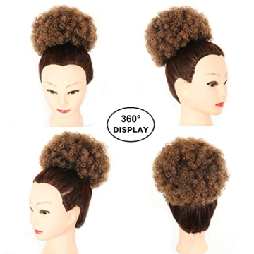 THEMIS HAIR Afro Puff Drawstring Ponytail for Black Women