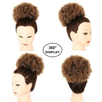 THEMIS HAIR Afro Puff Drawstring Ponytail for Black Women