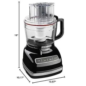 KitchenAid KFP1133OB 11-Cup Food Processor with Exact Slice System - Onyx Black