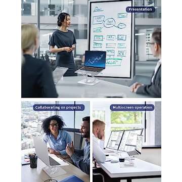 SOUNDANCE Laptop Stand with 360° Rotating Base