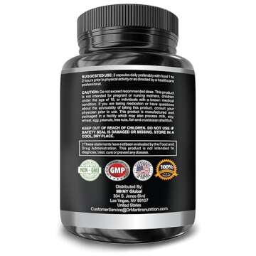 Super Strength 1590mg Horny Goat Weed 120 Capsules With Maca Arginine & Ginseng - Naturally Boost your Health, Workout Performance, Endurance & Energy, Joint Health For Men & Women (120C)