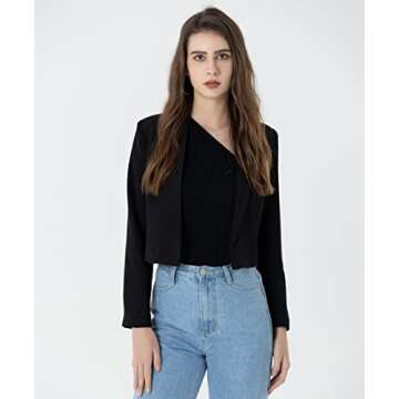 Beninos Women's Stylish Cropped Blazer for All Occasions