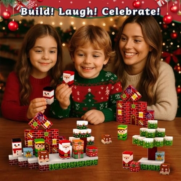 Rubypop Christmas Advent Calendar 2025 for Kids, 24 Day Holiday Countdown Calendars with Magnetic Bl...