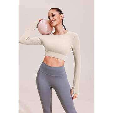 Stylish PINSPARK Yoga Crop Top for Active Women