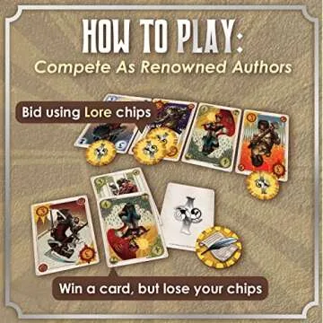 Calliope Games Allegory - Fantasy Strategy Card Game - Tabletop Bidding Card Game for Kids & Adults - 2-6 Players - from The Makers of Tsuro and Roll for It!