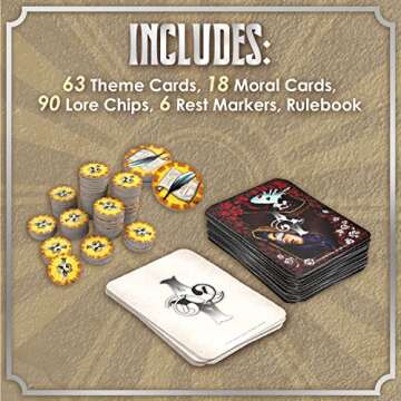 Calliope Games Allegory - Fantasy Strategy Card Game - Tabletop Bidding Card Game for Kids & Adults - 2-6 Players - from The Makers of Tsuro and Roll for It!