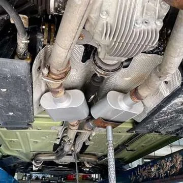 Floshine Universal Muffler for Performance & Noise Reduction