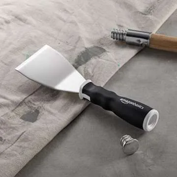 Amazon Basics Heavy Duty Scraper with Soft Grip & Pole Socket