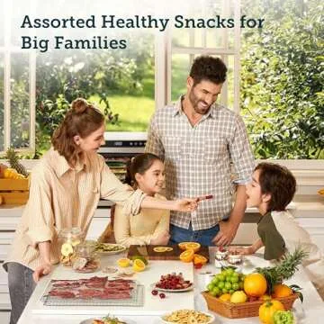 COSORI Food Dehydrator for Jerky, 10 Trays, 16.2ft² Drying Space, 165°F Temperature Control, 48H Timer, 1000W Dehydrator Machine, Stainless Steel, for Herbs, Fruit, Meat, and Yogurt, Silver