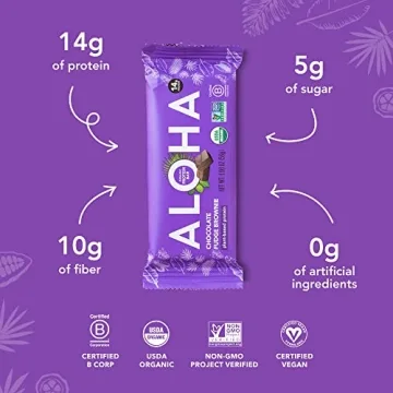 ALOHA Organic Protein Bars | Vegan, Gluten-Free Snack Delights