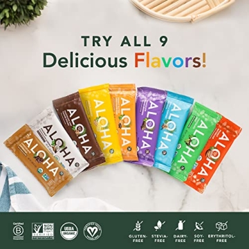 ALOHA Organic Protein Bars | Vegan, Gluten-Free Snack Delights