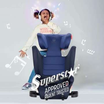 Diono Monterey 2XT High Back Booster Car Seat for Kids