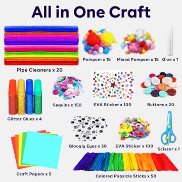 Complete Creativity Kit for Kids - Arts and Crafts Supplies