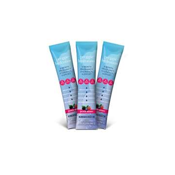 Three Lollies Preggie Hydration Packets - Natural Hydration & Digestive Health Support for Women Dur...