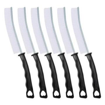 6 Pack Hard Bristle Cleaning Brush Set - Versatile Scrub Tools for All Surfaces