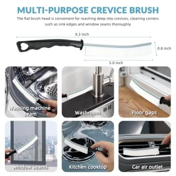 Versatile Hard Bristle Cleaning Brushes - 6 Pack