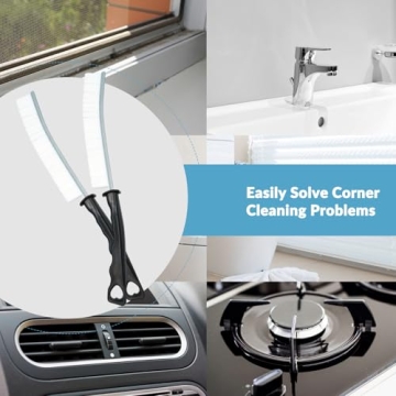 Versatile Hard Bristle Cleaning Brushes - 6 Pack