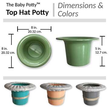 Top Hat Potty for Infant Training & Elimination Communication